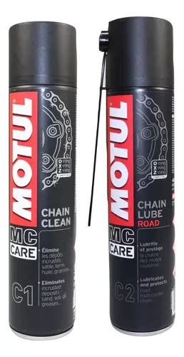 Kit Motul Chain Clean C Chain Lube C On Road Ml Parcelamento