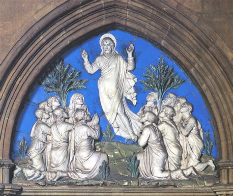 Luca Della Robbia Ascensione 1446 1451 Firenze Santa Maria Del