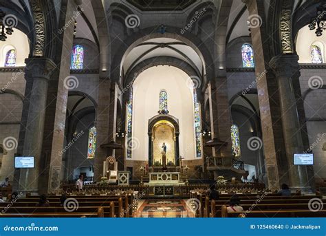 Interior Of The Manila Cathedral In Manila Editorial Image