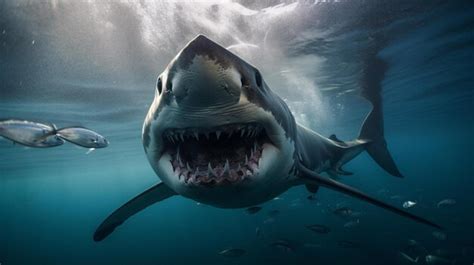 Premium AI Image | Shark in ocean