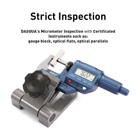 China Mitutoyo Outside Micrometer Factories Dasqua Professional Inch