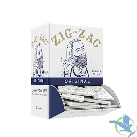 Zig Zag Original Rolling Papers Single Wide Size Booklet Of 32