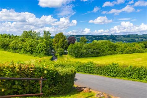 Chew Valley Ubley Village Somerset England Stock Image Image Of