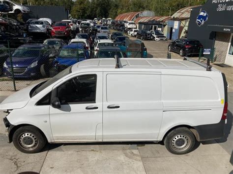 Mercedes Vito 1 6 111 CDI 16V Épave 2019 Blanc