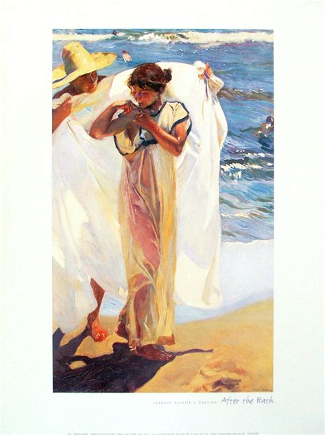 After The Bath By Joaquin Sorolla Y Bastida Classic Prints