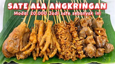 BONGKAR RESEP BUMBU SATE ANGKRINGAN SATU BUMBU UNTUK SEMUA SATE MODAL