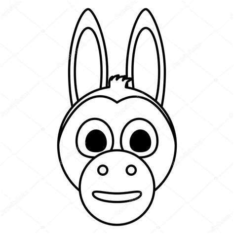 Donkey Face Drawing | Free download on ClipArtMag