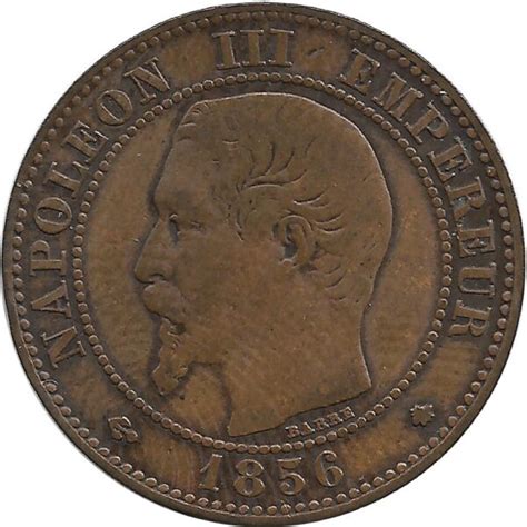 FRANCE 2 CENTIMES NAPOLEON III 1856 BB STRASBOURG Etat TB Gonçalves