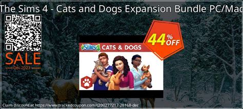 44% OFF The Sims 4 - Cats and Dogs Expansion Bundle PC/Mac Coupon code