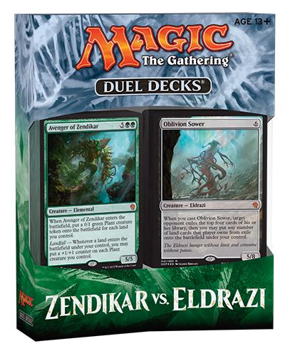 Duel Decks Zendikar Vs Eldrazi Magic The Gathering