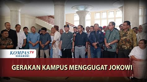 Akademisi Pakar Hukum Perguruan Tinggi Deklarasi Gerakan Kampus