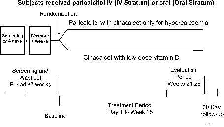 Study Design Paricalcitol Arm Paricalcitol Intra Venous Us And