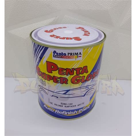 Jual Penta Super Gloss Nc Primer Surfacer 1kg 100 White Shopee Indonesia