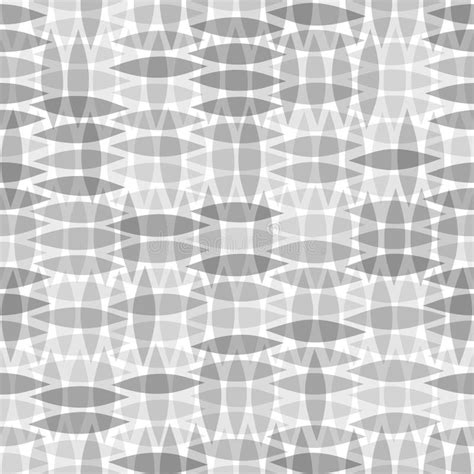 Geometric Gray Seamless Pattern Stock Vector Illustration Of Creative