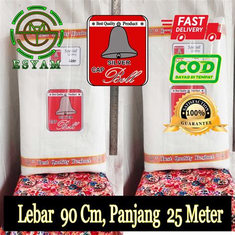 Jual Kain Mori Lebar Cm Panjang Meter Shopee Indonesia