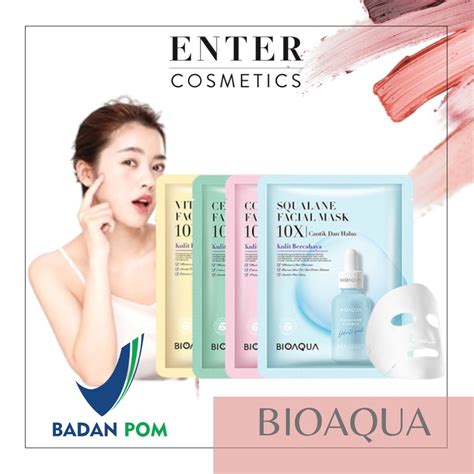 Jual Bioaqua Sheet Mask X The Effect Masker Wajah Facial Maskcentella