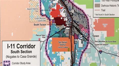 Here's the first glimpse of Arizona's proposed Interstate 11 routes