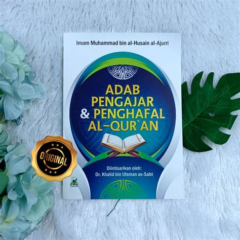 Buku Adab Pengajar Dan Penghafal Al Quran Toko Muslim Title