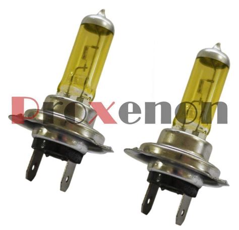 Purchase H7 Yellow 100W 3000K Xenon Gas Halogen Headlight Sm4 Lamp 2x