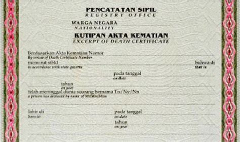 Cara Membuat Akta Kematian Online Lengkap Dengan Berkas Yang Harus