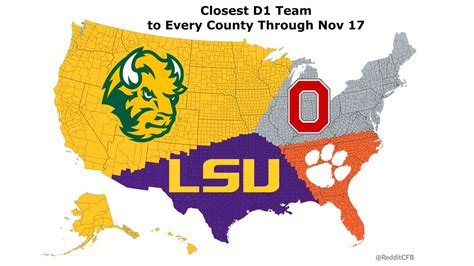 2019 Fcs Playoff Imperialism Map