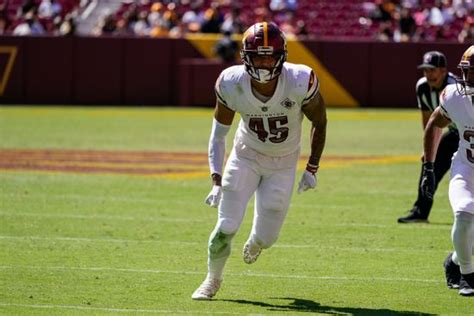 Washington Commanders Tight End Curtis Hodges Editorial Stock Photo