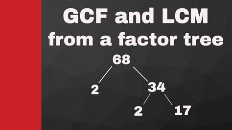 How To Find The Lcm And Gcf Youtube