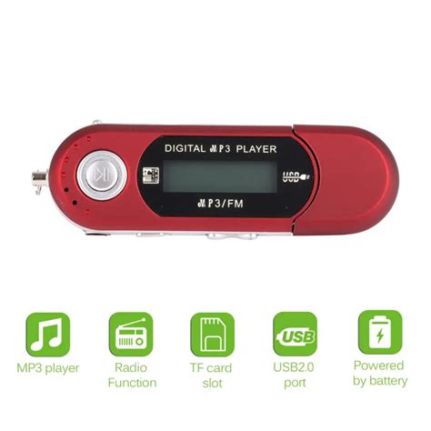 Usb Mp3 Player 35 Mm Fm Radio Audio Usb Stick Player Module Flash