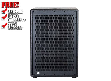 Peavey Pvs 15 Vented Powered Bass Subwoofer Dj Speakers