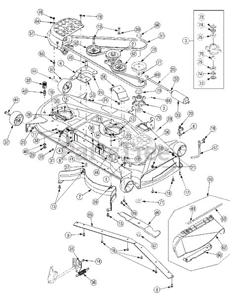 DIAGRAM Cub Cadet Mower Deck Parts Diagram MYDIAGRAM ONLINE