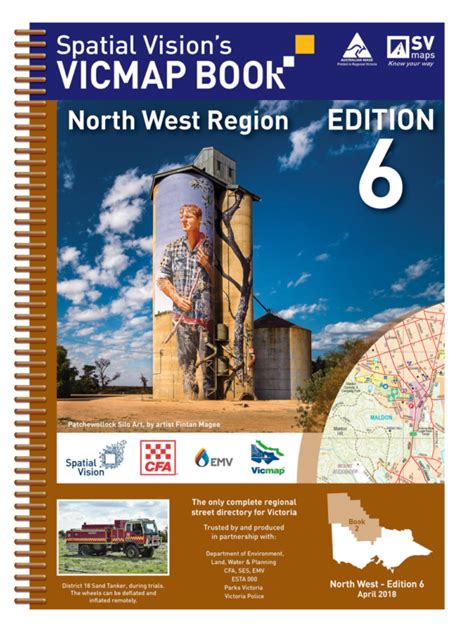 North West Region Vicmap Book Spatial Vision Sv Maps Green Trails Australia