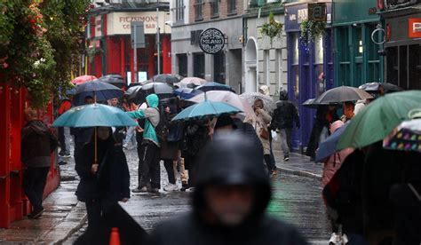 Orange Warning For Two Counties Amid Intense Rainfall