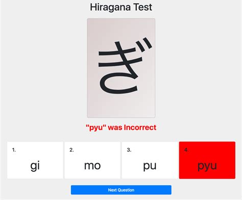 Github At1as Hiragana Quiz