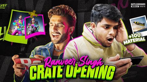 Ranveer Singh Create Opening Materials In Rs Crate Opening In