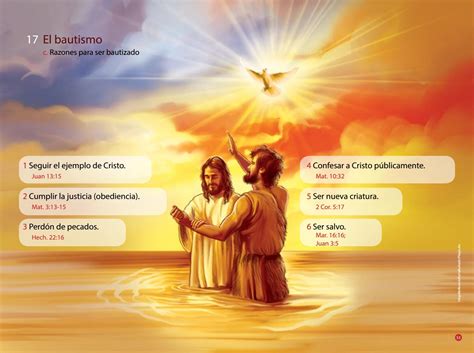 Estudio Bíblico Illustrado 17 El Bautismo Biblia En Imágenes