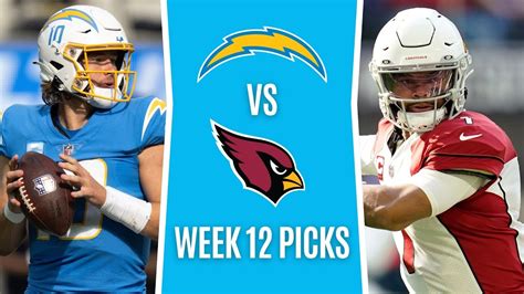 Los Angeles Chargers Vs Arizona Cardinals 112722 Nfl Picks And