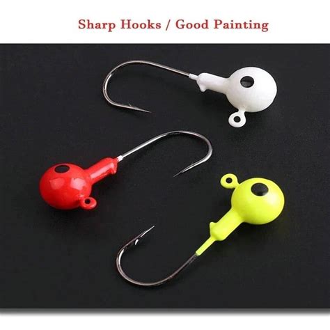 Cheap Crank Jig Head Hook G G G G G G Fishing Hook Lead Head