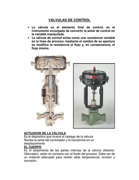 V Lvulas De Control