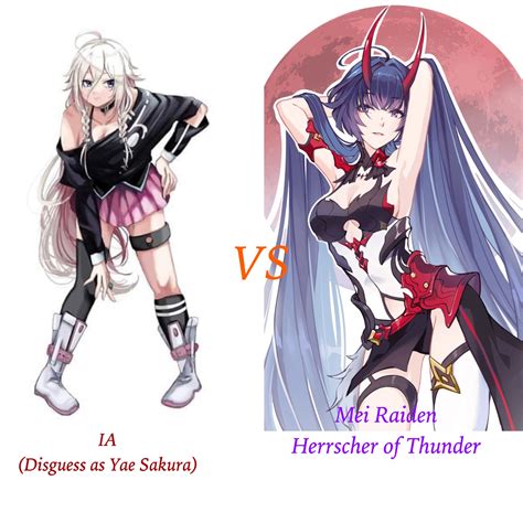 Yae Sakura Vs Mei Raiden Honkai Impact 3rd HoYoLAB