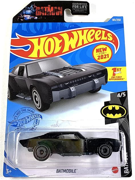 Hot Wheels 2021 Batmobile Black Batman 45 181250 Hw First