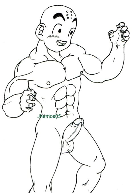 Rule 34 2005 Dragon Ball Dragon Ball Z Human Jhemos Krillin Kuririn Male Male Only Solo 1120996