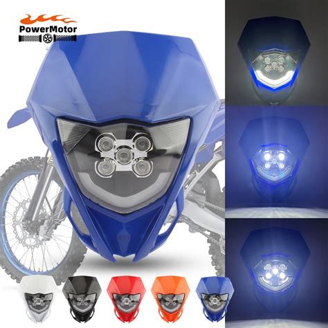 Plaque De Phare Led Pour Moto Yamaha Wr Yz Car Nage De Phare