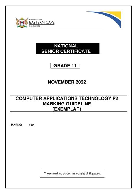 Cat P Gr Memo November English National Senior Certificate