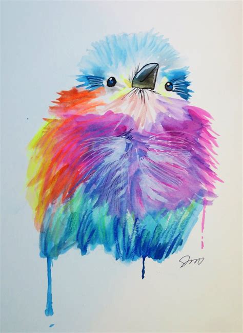 Bird Watercolor Sketch