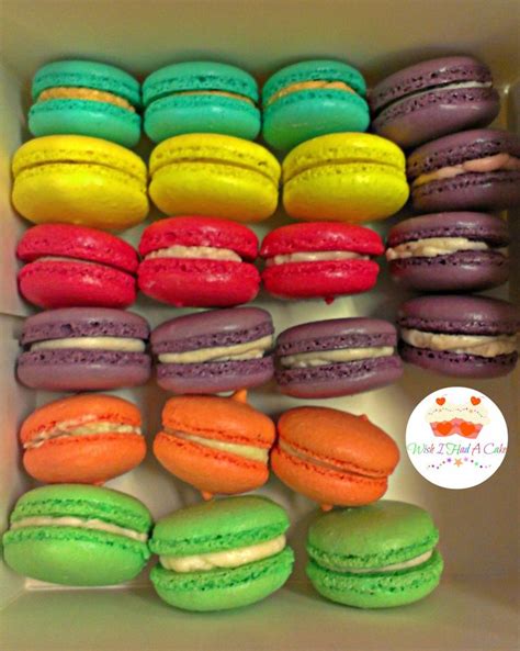 Multi Coloured Multi Flavoured Macarons