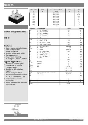 Skb Datasheet Pdf Semikron