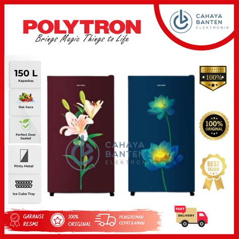 Jual Kulkas Pintu Polytron Pr Serang Cilegon Shopee Indonesia