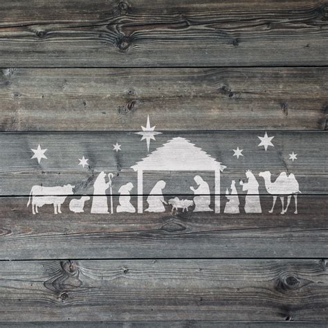 Nativity Stencil Printable Click On An Image Below To View The Full