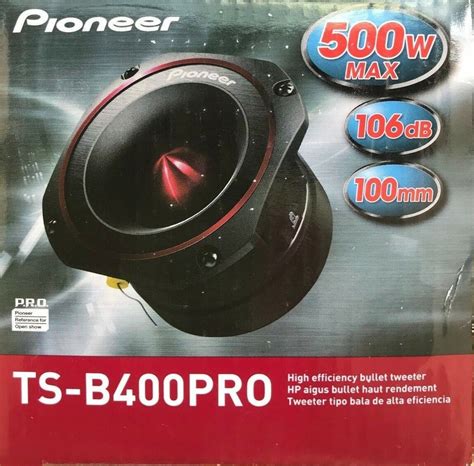 Pioneer Ts B Pro Pro Series W Bullet Tweeter Each Car Audio