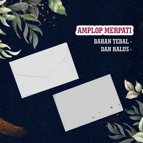 Jual Amplop Merpati Kecil Tebal Dan Halus Ukuran 11 X 7 Cm Shopee